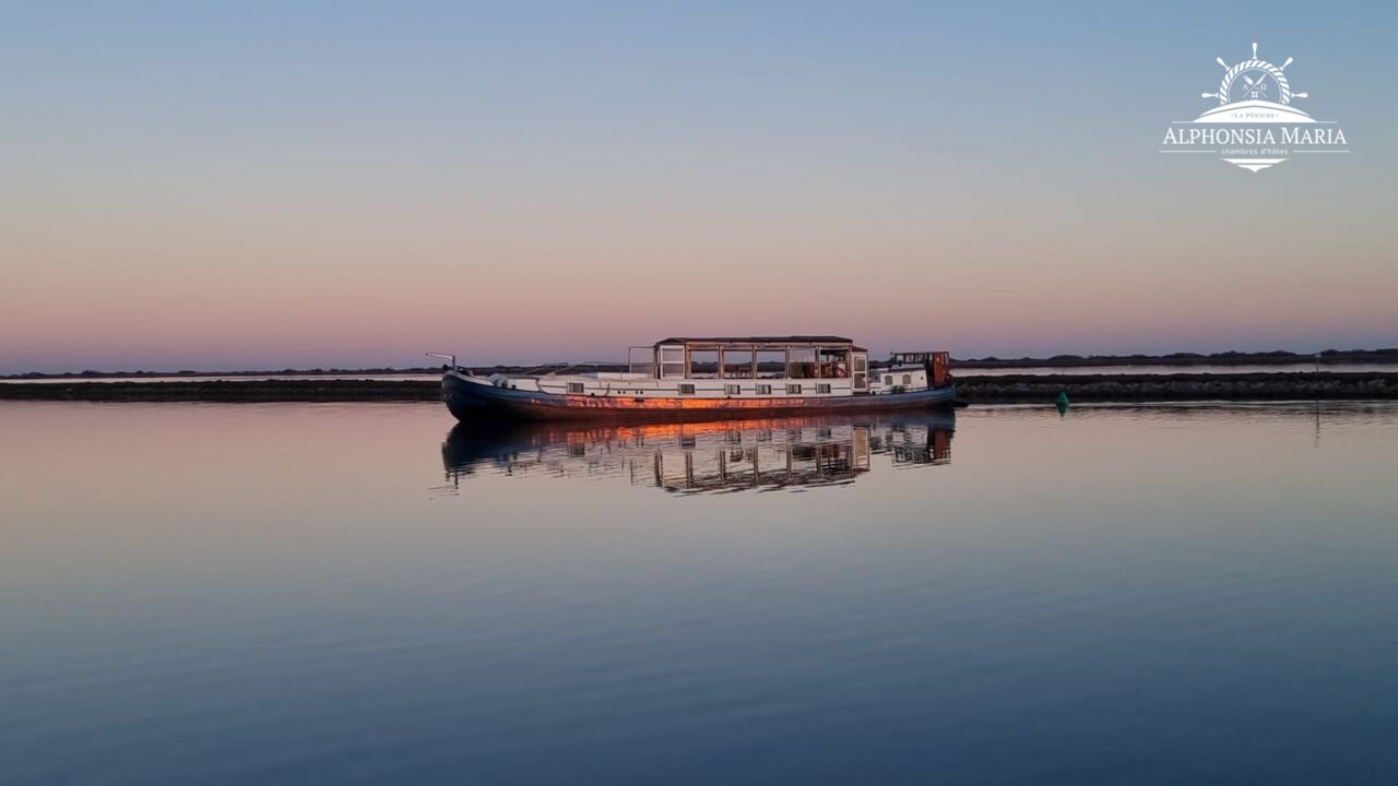 La péniche qui vole sur l'eau... 