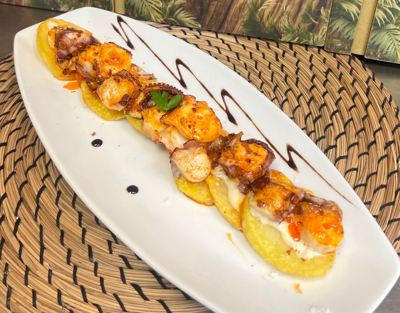 Pulpo del Cantábrico a la Brasa