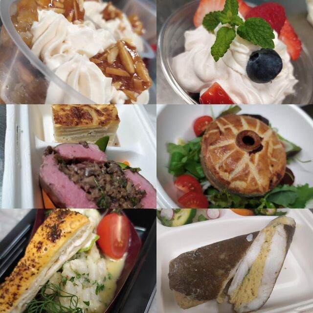 Exemple d'un menu du week end à emporté Mai 2020