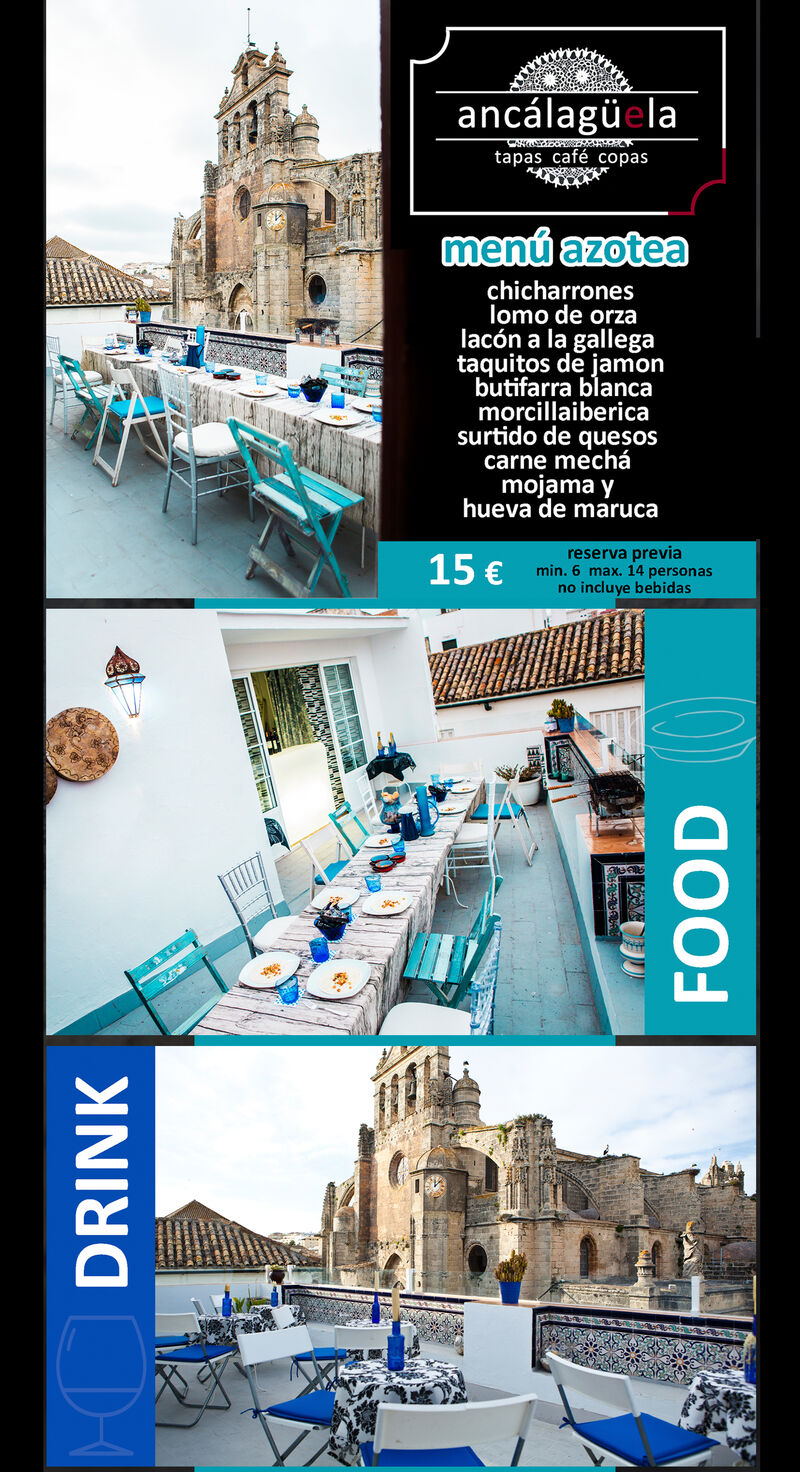 Menú degustación a la luz de las velas.