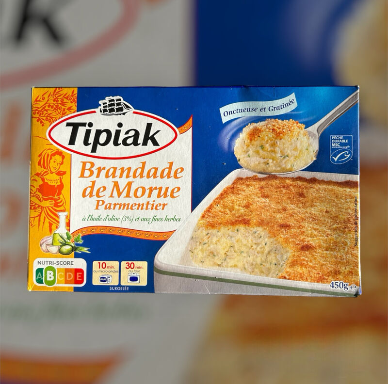 Brandade de Morue Parmatier Tipiak 2pers [450g] - 8.70€
