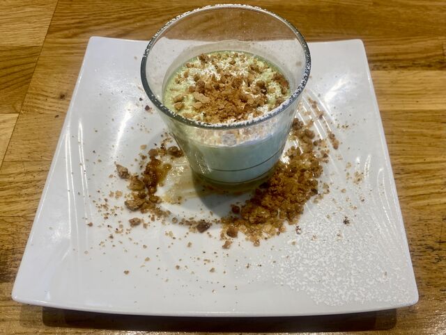 Panna cotta pistache 