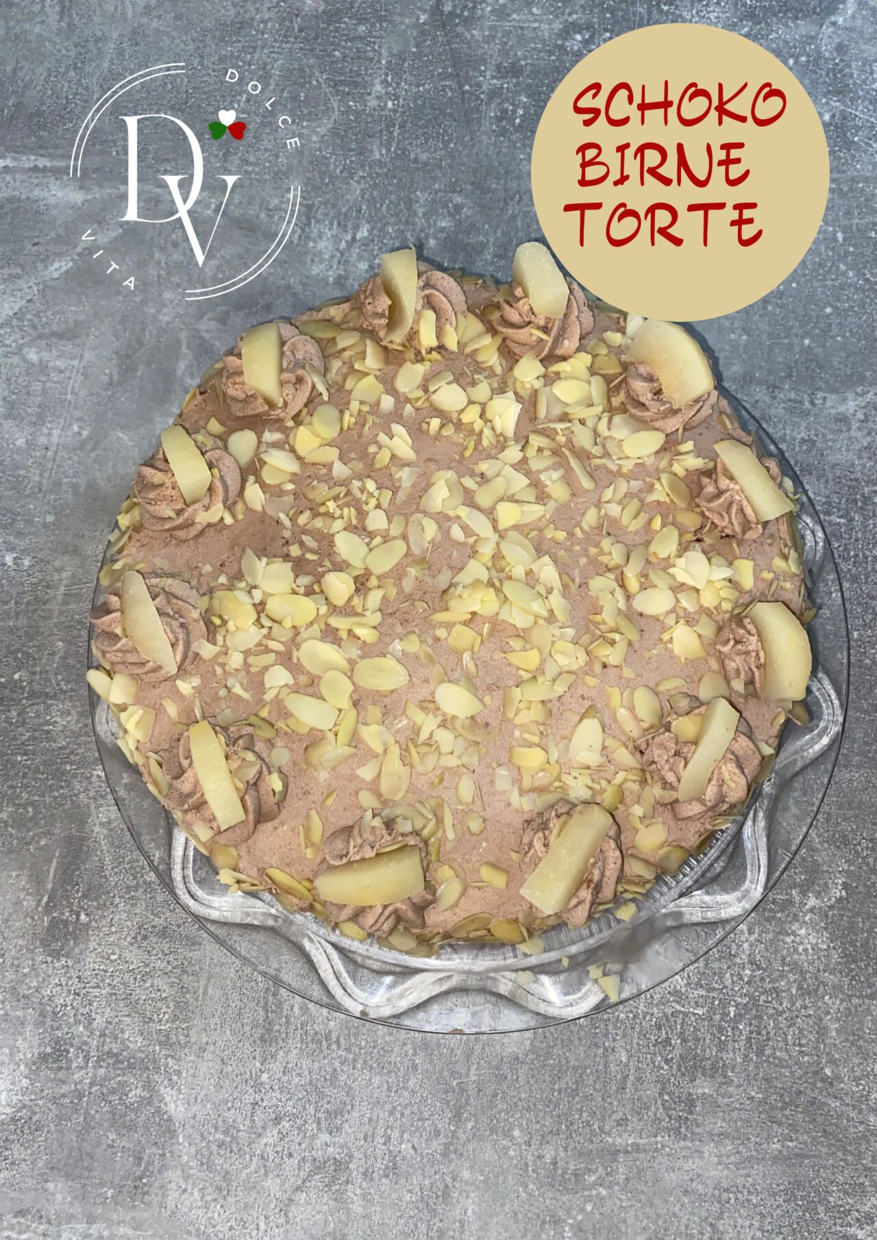 Schoko-Birne Torte