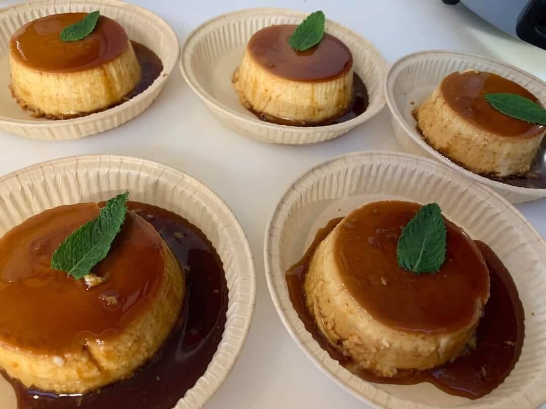 Flan à la noix de coco 