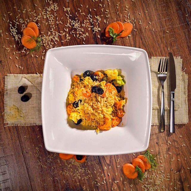 Cudo dla prawdziwych fanów vege - pyszne risotto z warzywami.