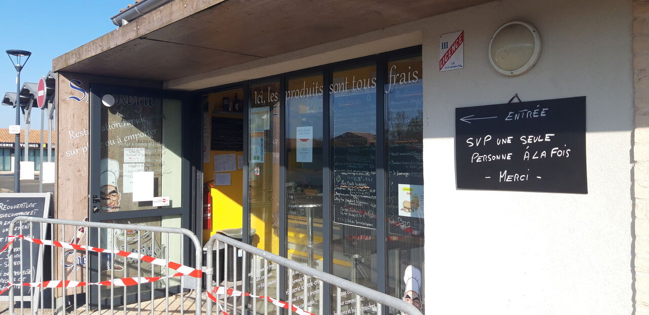 De nos jours,Vente à emporter uniquement
Jusqu'à nouvel ordre..