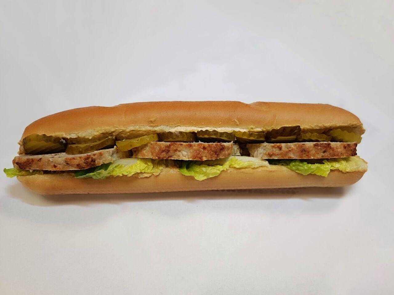 bageta s naší domácí sekanou