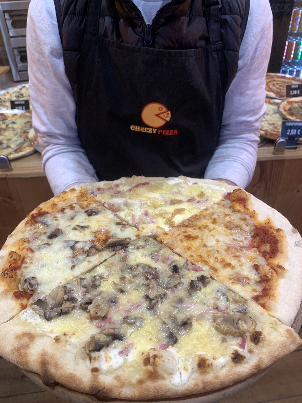 Mix de quarts de pizza 🍕