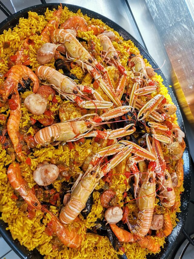 Paëlla de poissons