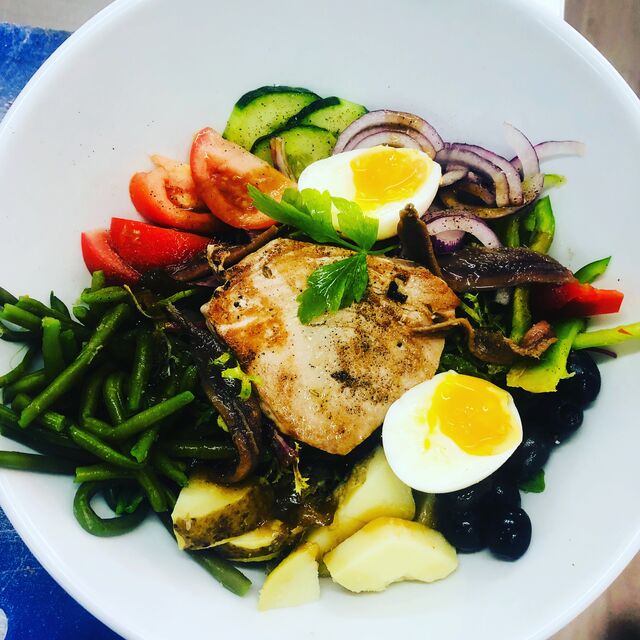 La niçoise du gourmet, au steak de thon frais