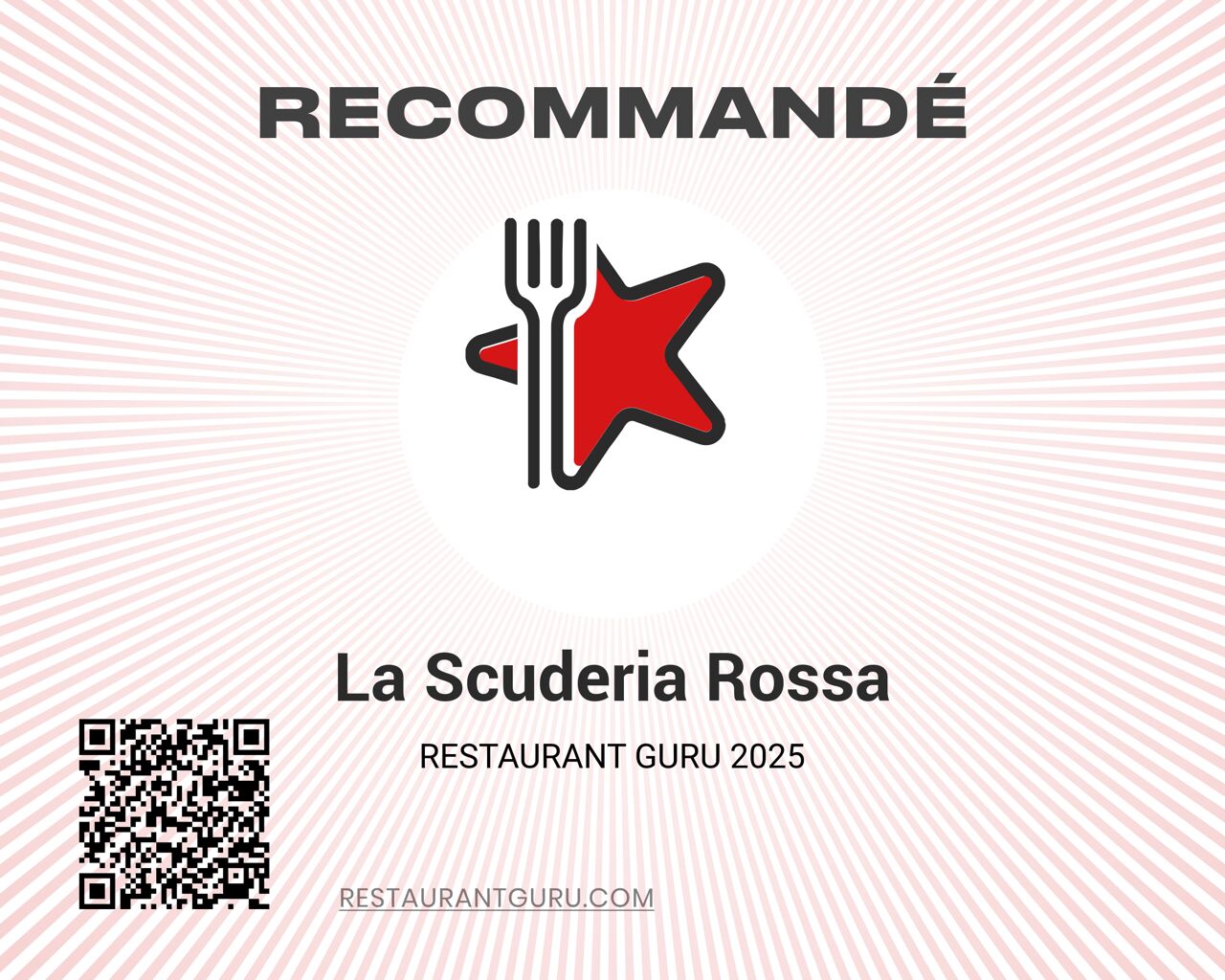 Récompenses pour Scuderia rossa