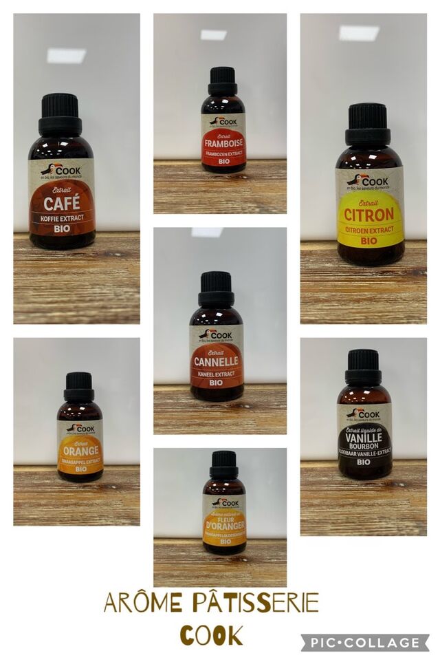 les arômes Cook disponibles en boutique !
