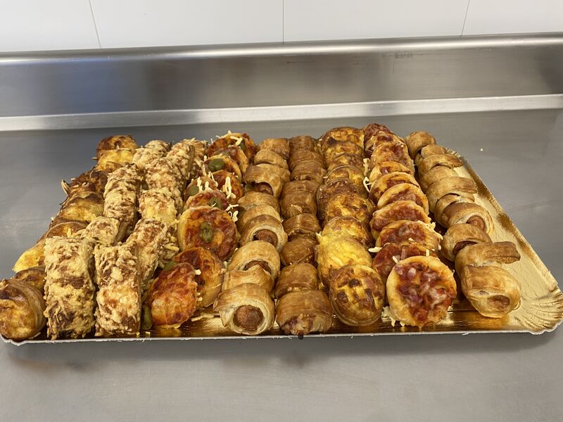 petits fours salés assortis 0.50 € pièce