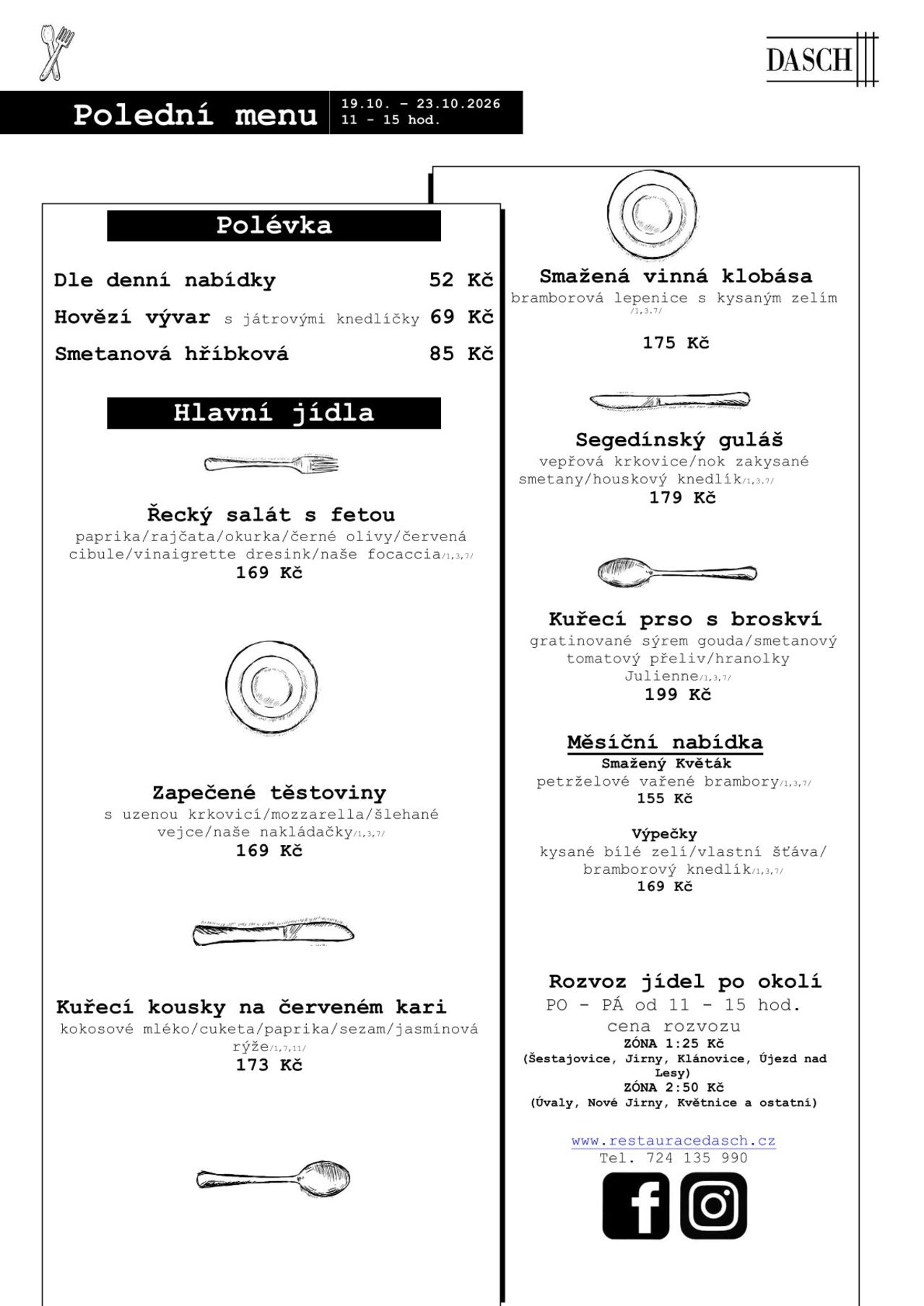 Polední menu