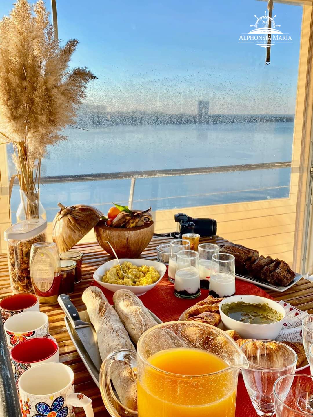 Brunch avec une vue plutôt sympa !