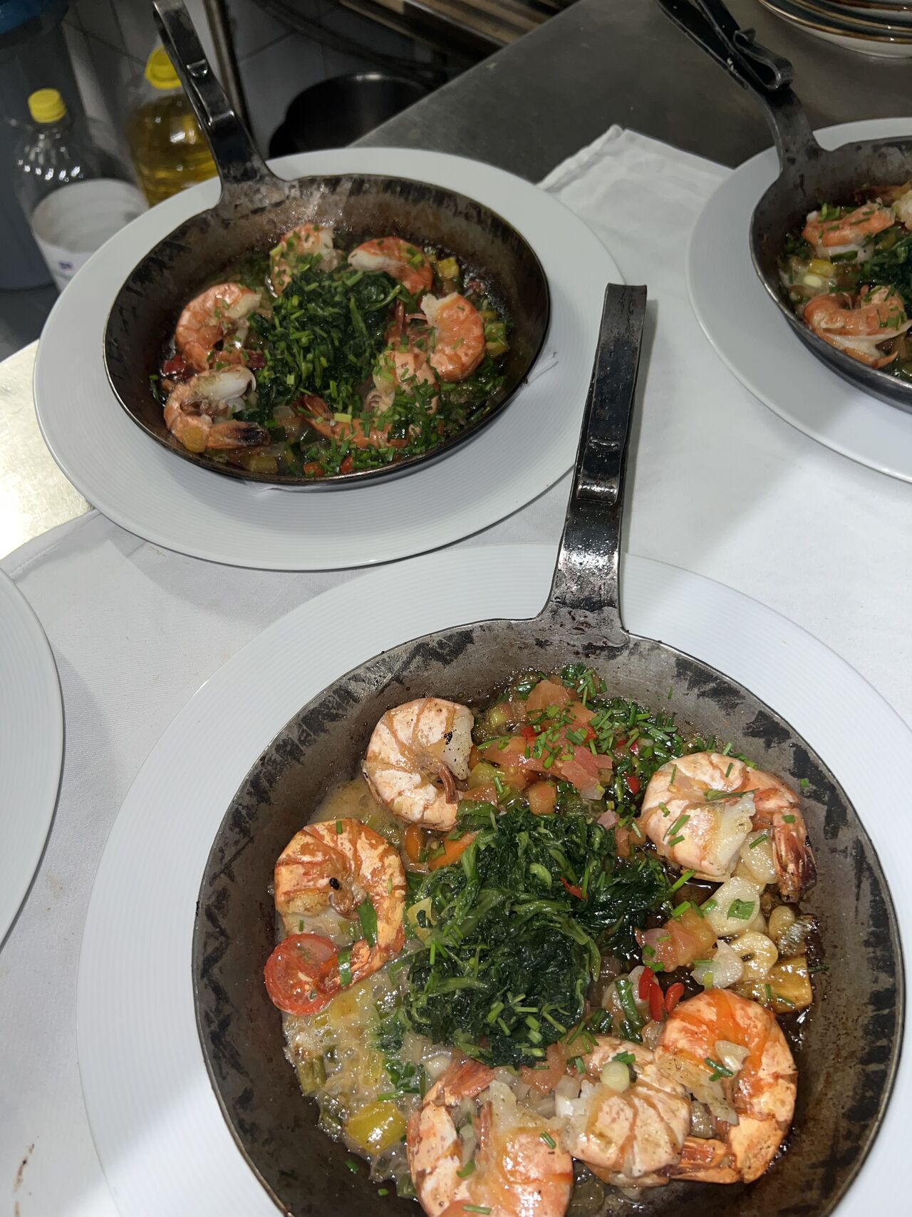 Hummerkrabben-Pfanne