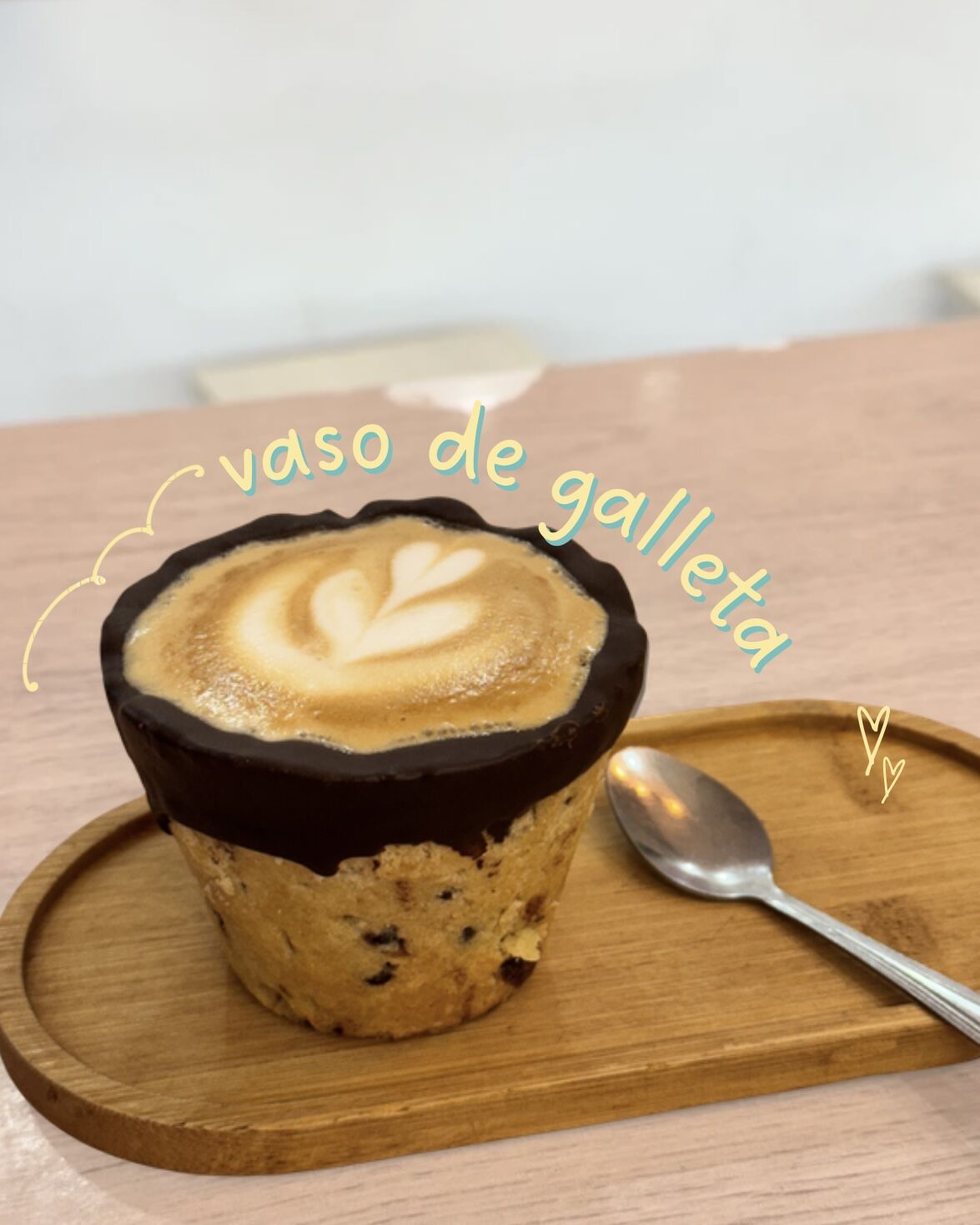 Vaso de galleta