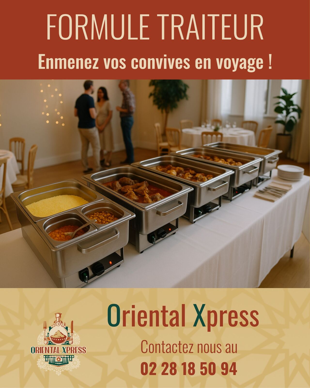 ✨ TRAITEUR ORIENTAL XPRESS — À PARTIR DE 20 PERSONNES ✨