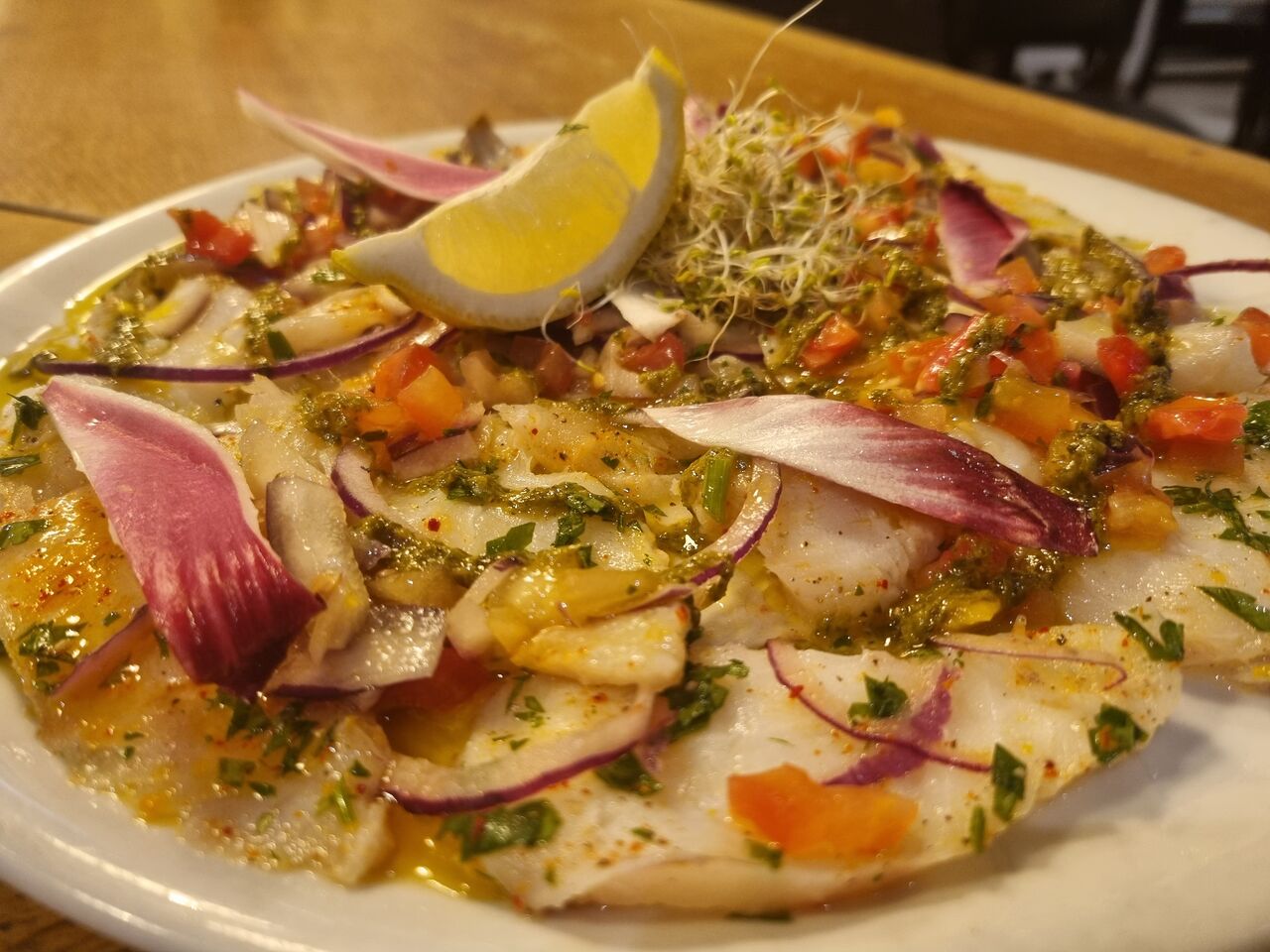 Ceviche de cabillaud