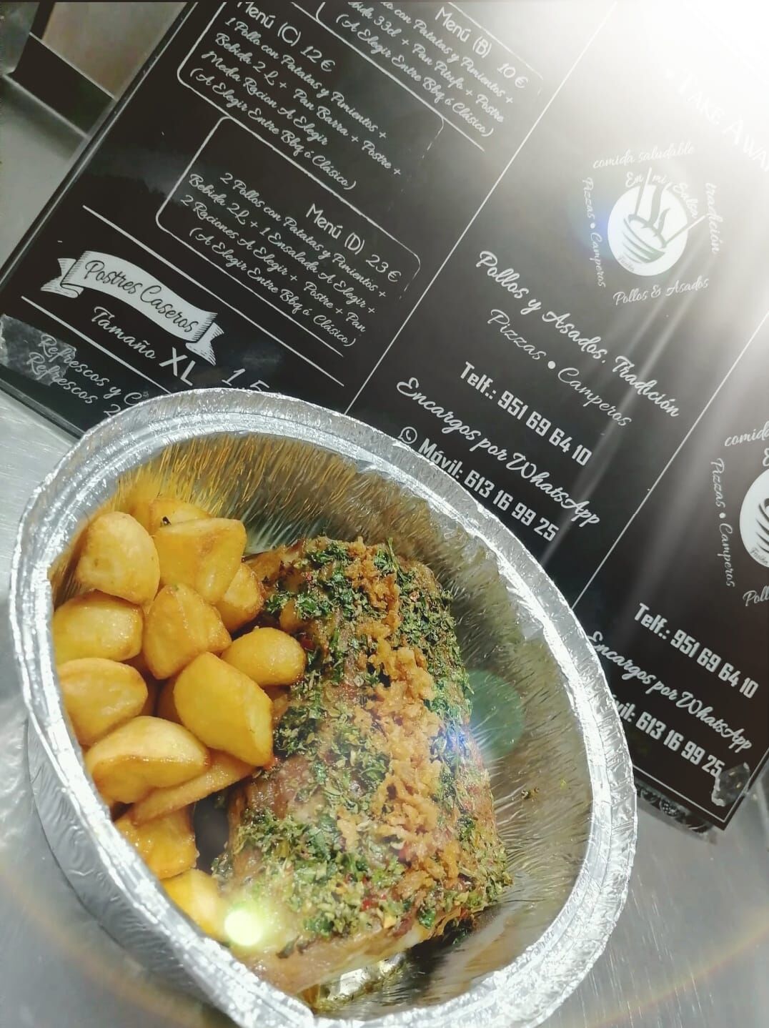 Costilla al chimichurri