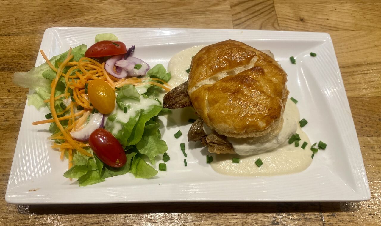 Croustade d’endives au gorgonzola 