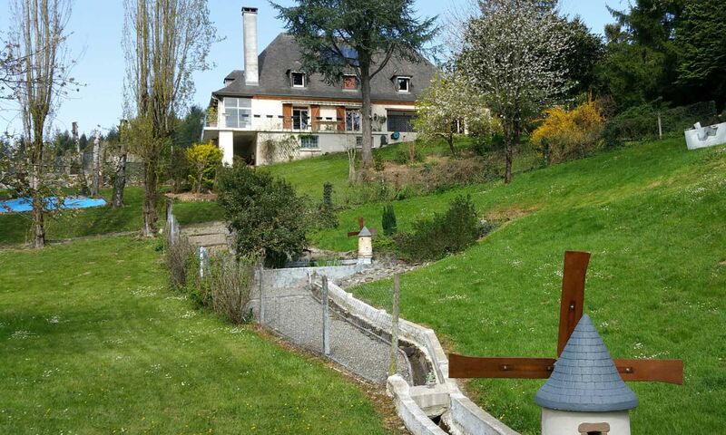 Vue générale du bas de la propriété