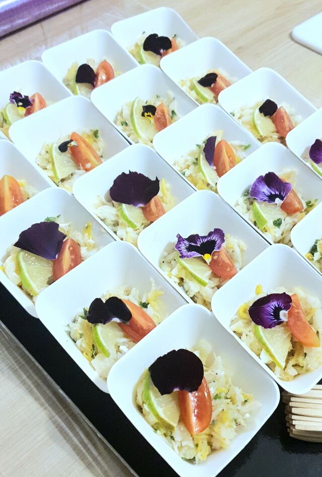  Verrine morue-mangue 