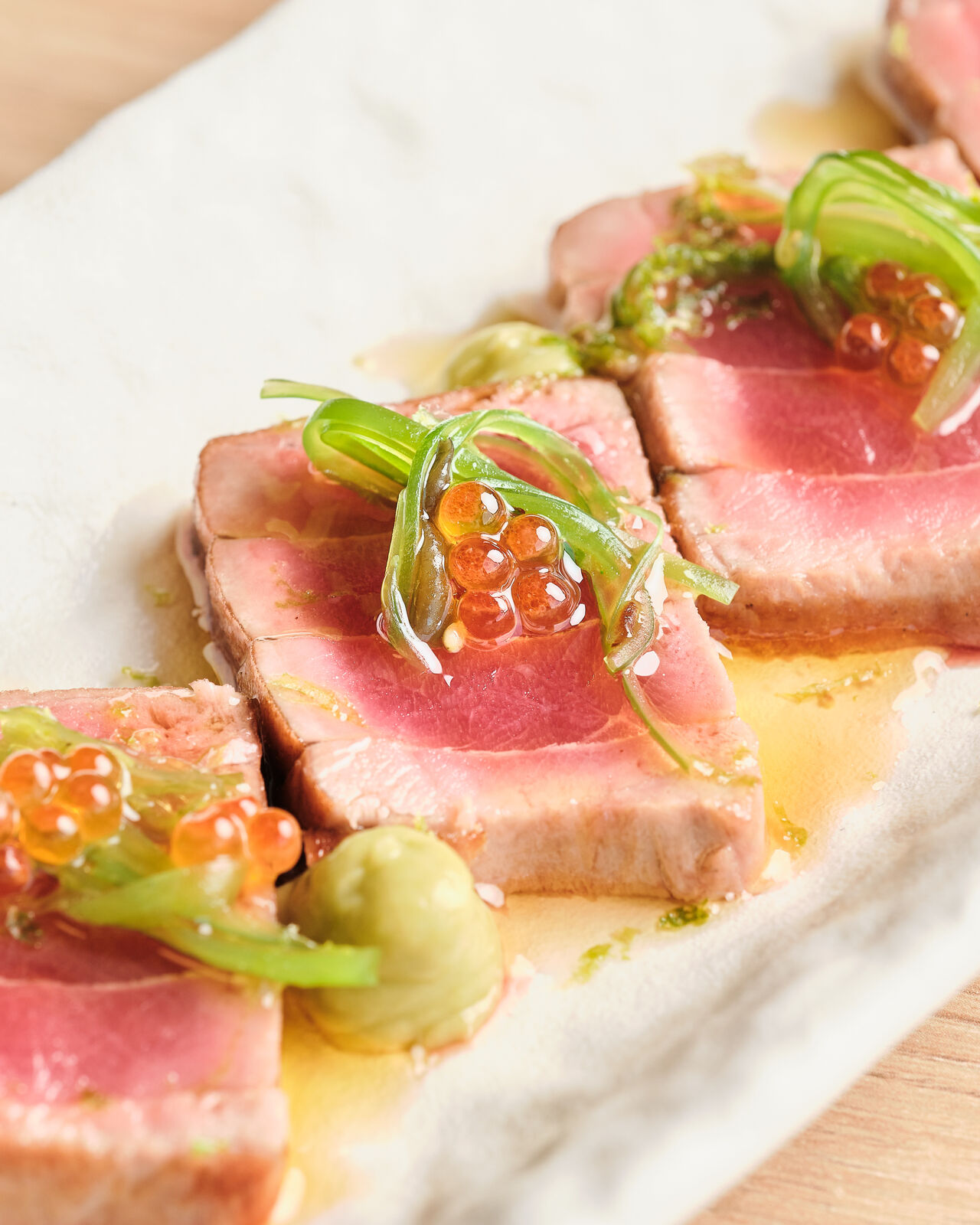 Tataki Atun Rojo Balfego a la brasa