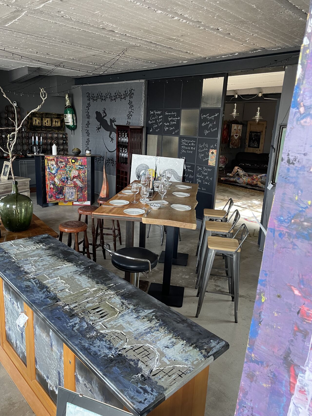 Event- und Galerieraum 1 bietet Platz für ca. 25 Personen