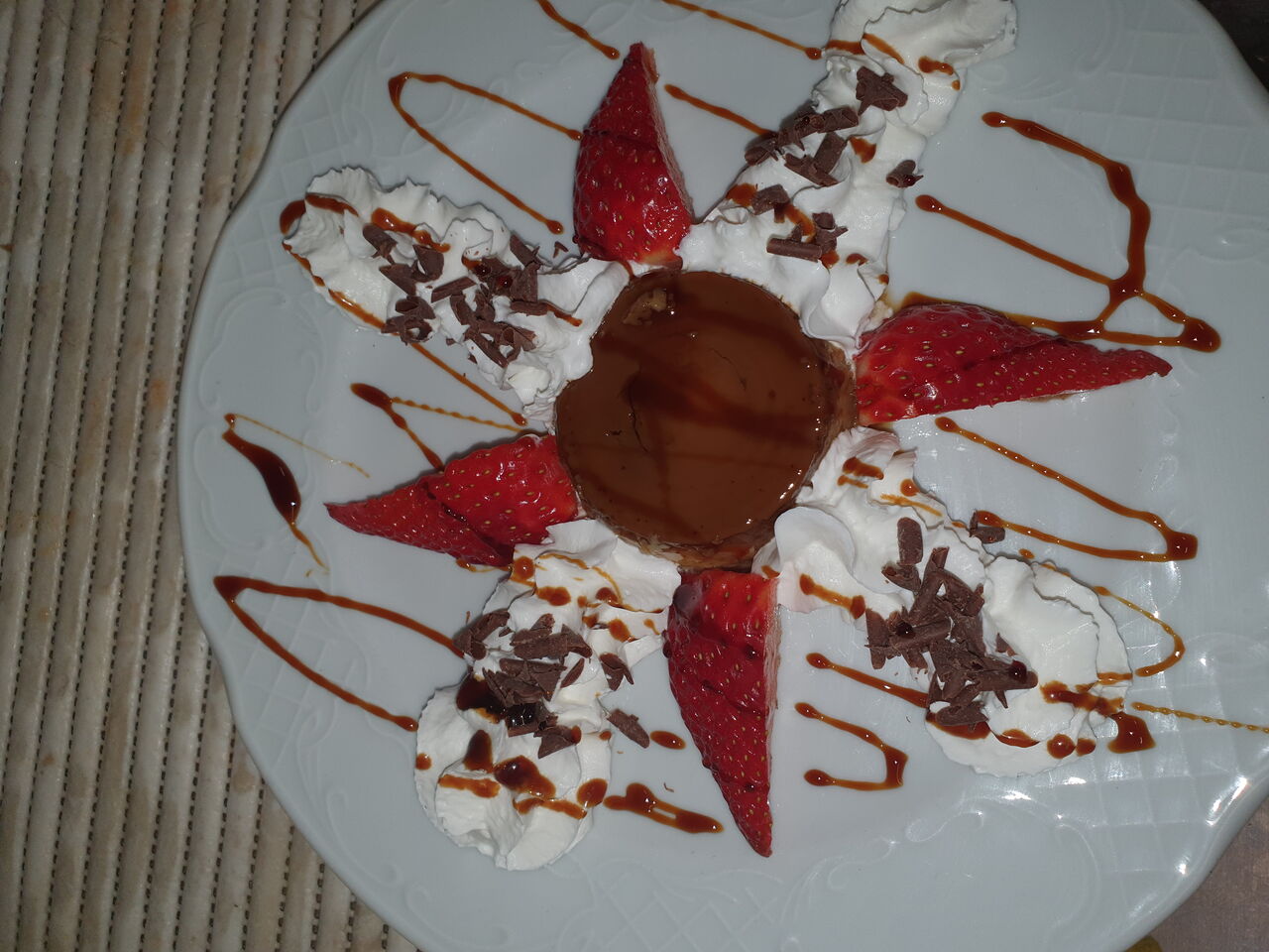 Flan de huevo 