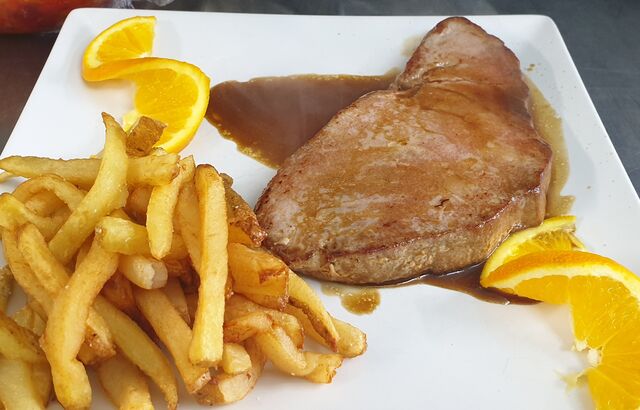 Atún con salsa soja 