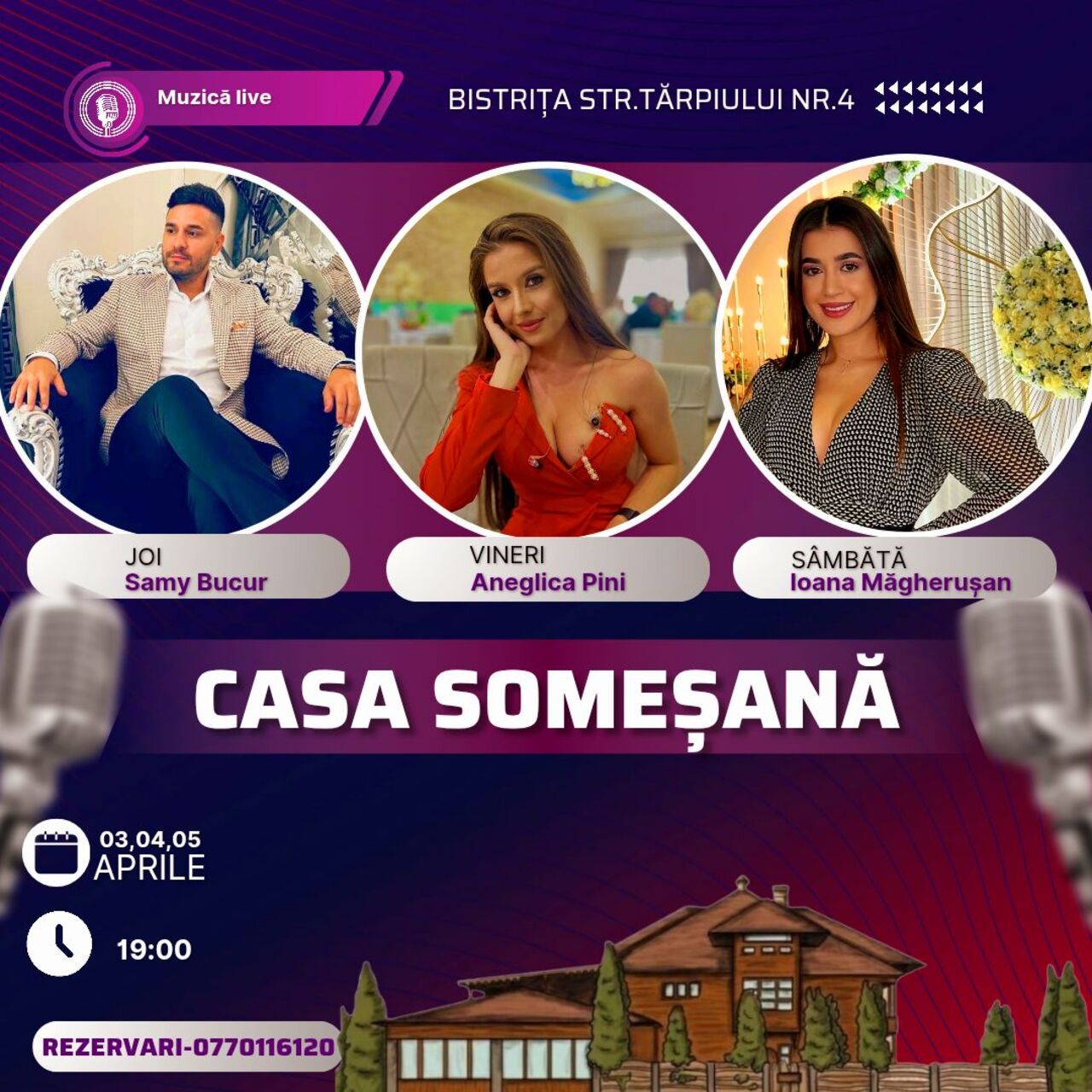 03,04si05 Aprilie petrcem alaturi de Samy Bucur, Angelica Pinti si Ioana Magherusan