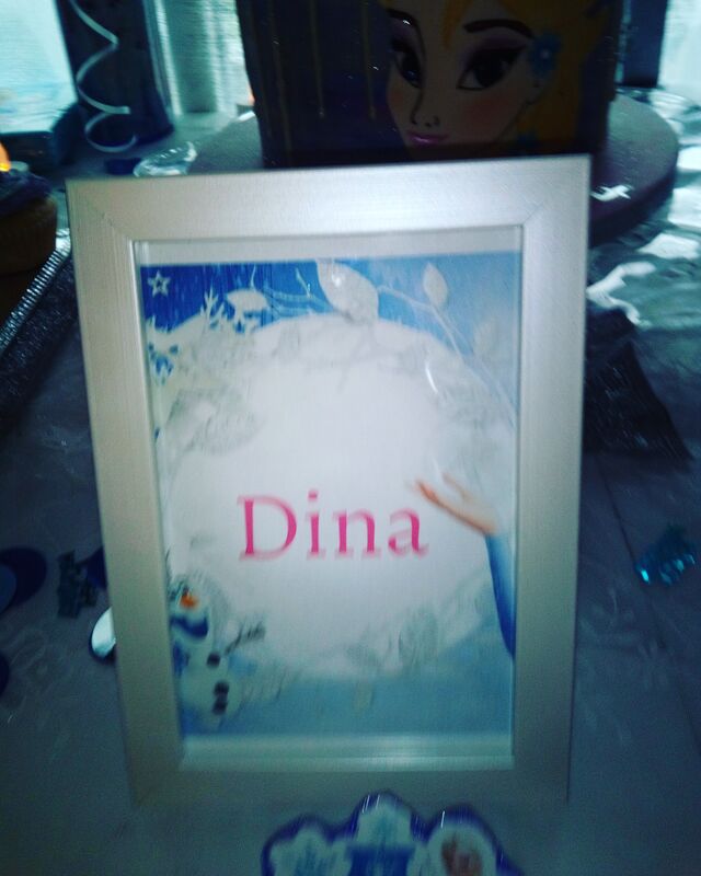 Cadre personnalisé pour un anniversaire