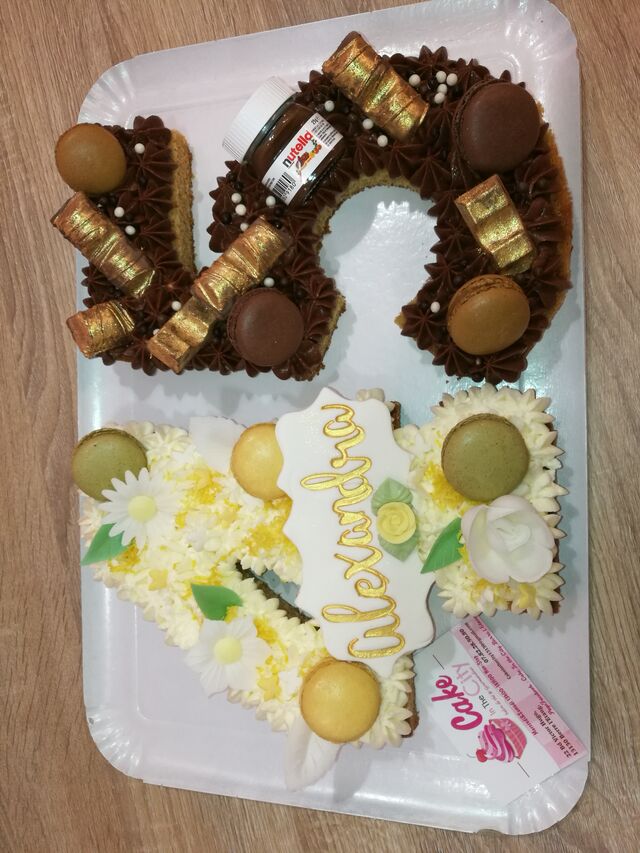 Number Cake45 ans 2 parfums 