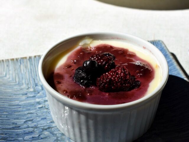 Tarta de Queso con mermelada de frambuesa