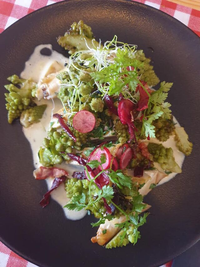 Aile de raie et envolée de Romanesco