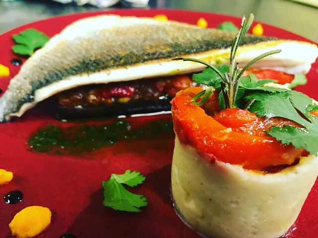 Filet de bar snack provençale 