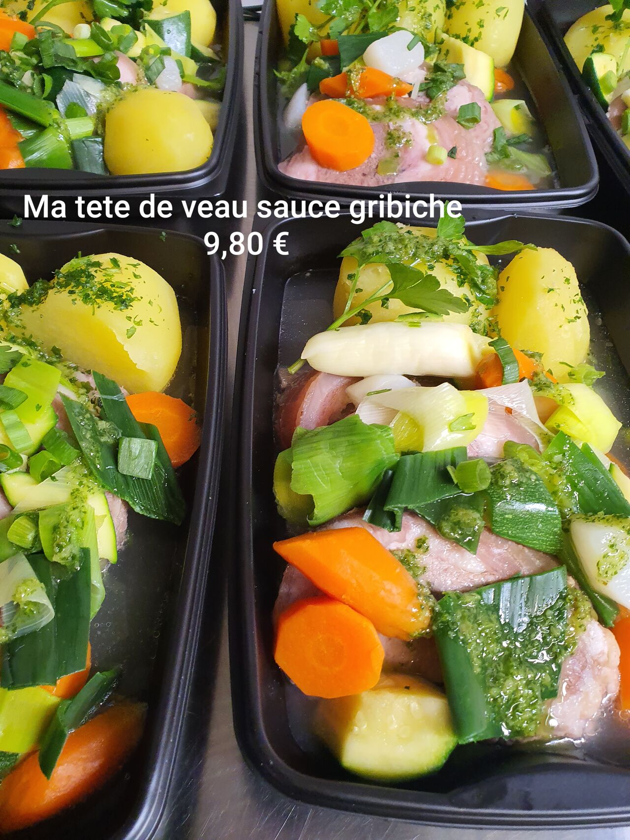 Ma tete de veau sauce gribiche