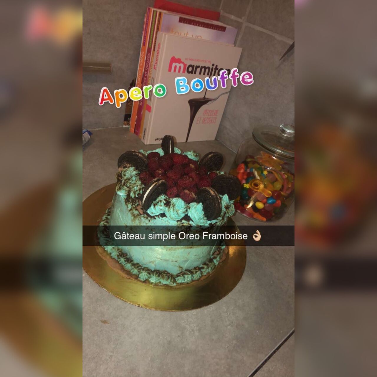 Layer Cakes Fruit rouge. 