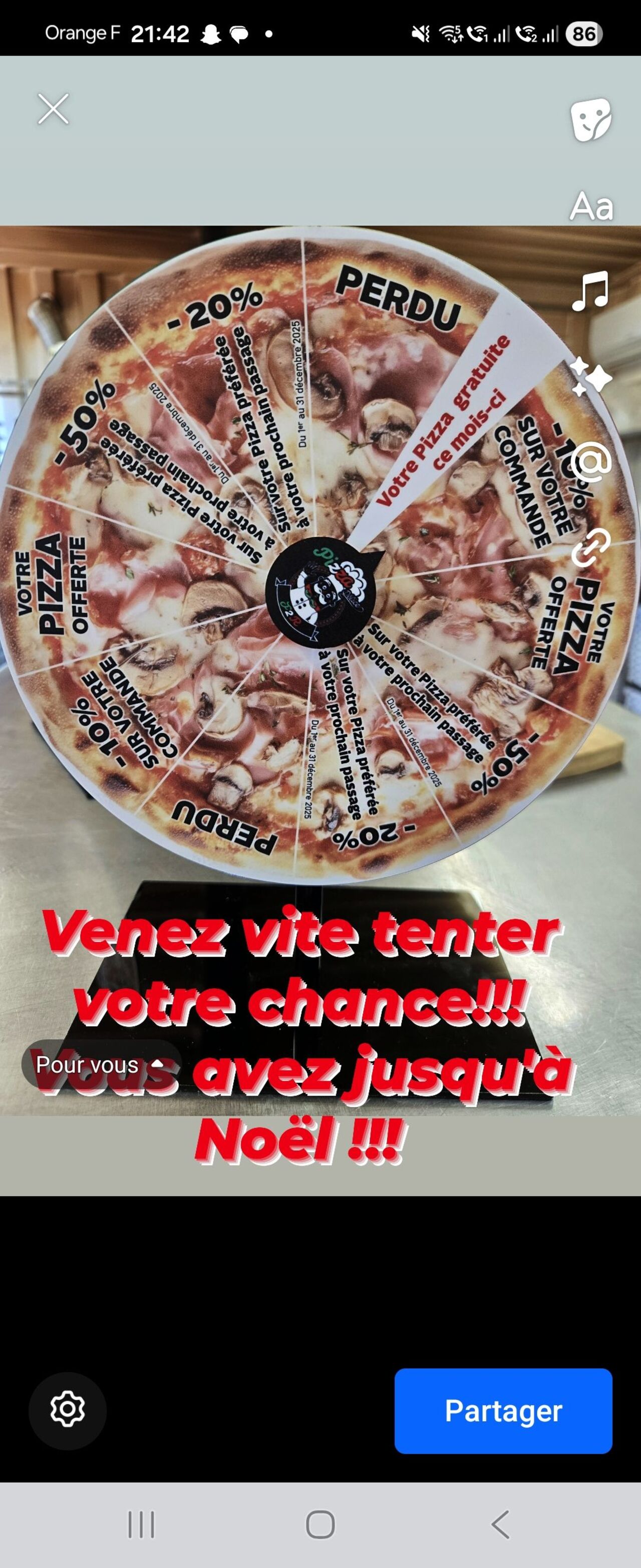 Pizza Délice F2R
