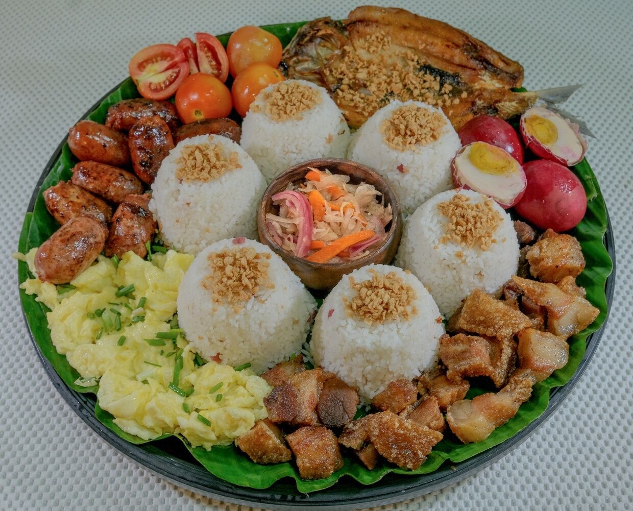 Silog Loaded Bilao
