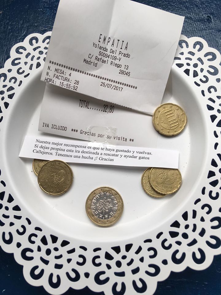 Propinas destinadas a los calljeros