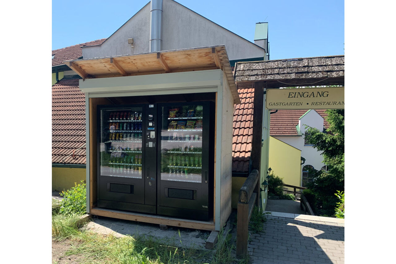 2452 Mannersdorf, Arbachmühle - Getränke & Snackautomat