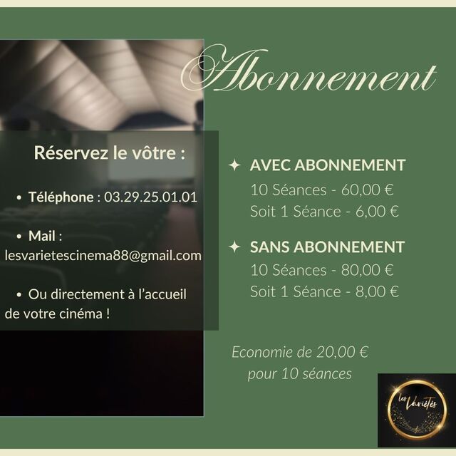 Pensez à notre abonnement