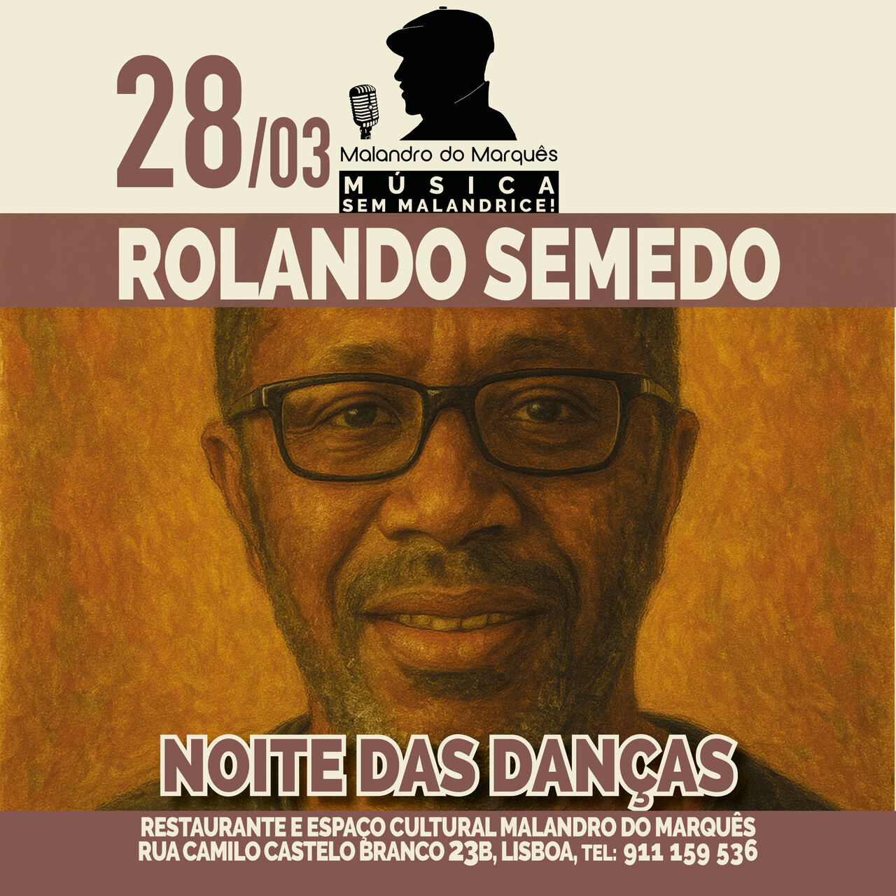 Noite das Danças com Rolando Semedo