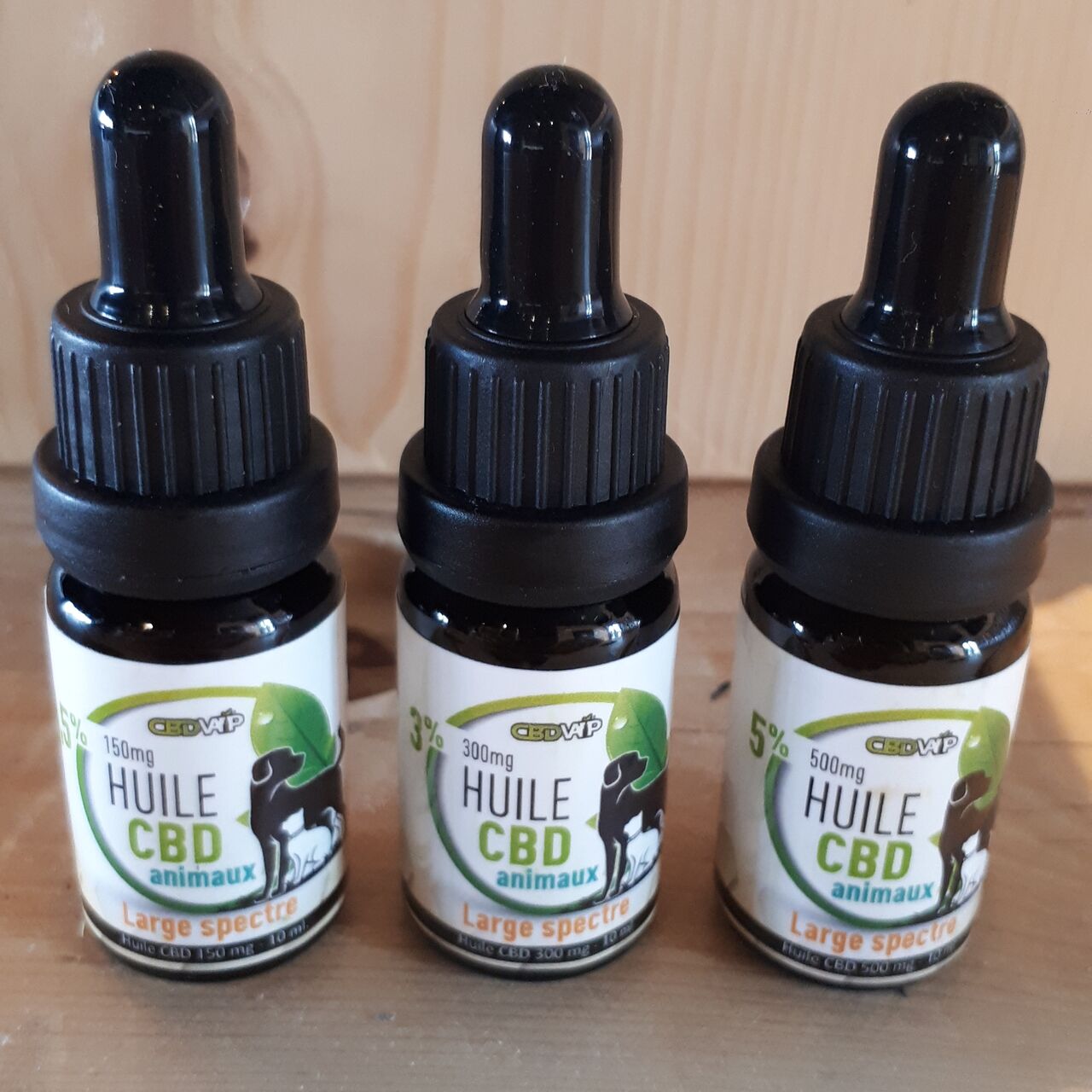 Huiles pour chat et chien de 1.5% a 5%