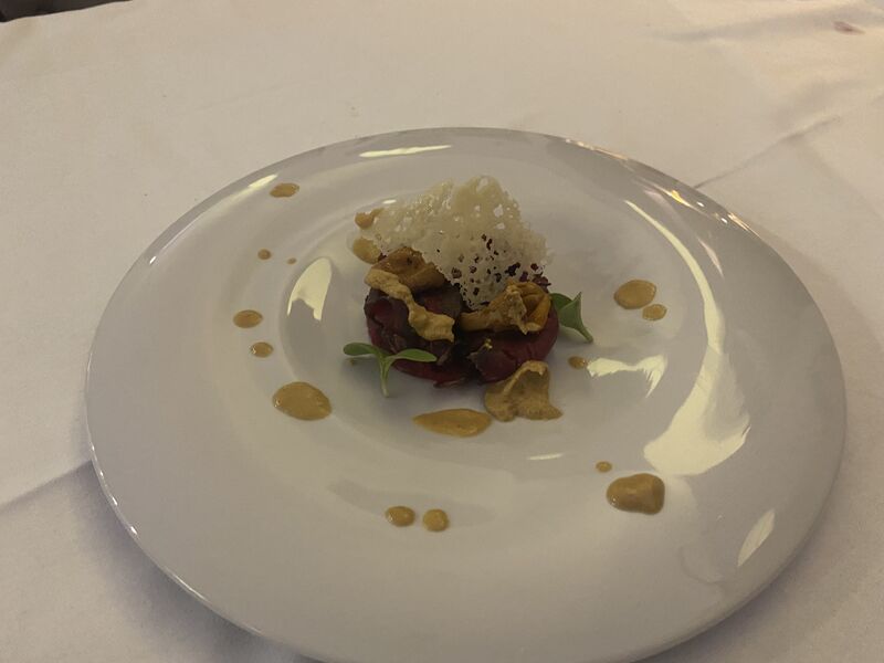 Carpaccio di manzo al barolo