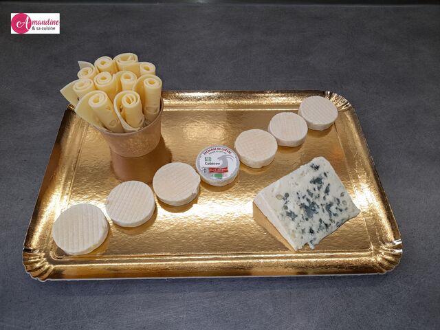 Plateau de 3 sortes de fromages à partager