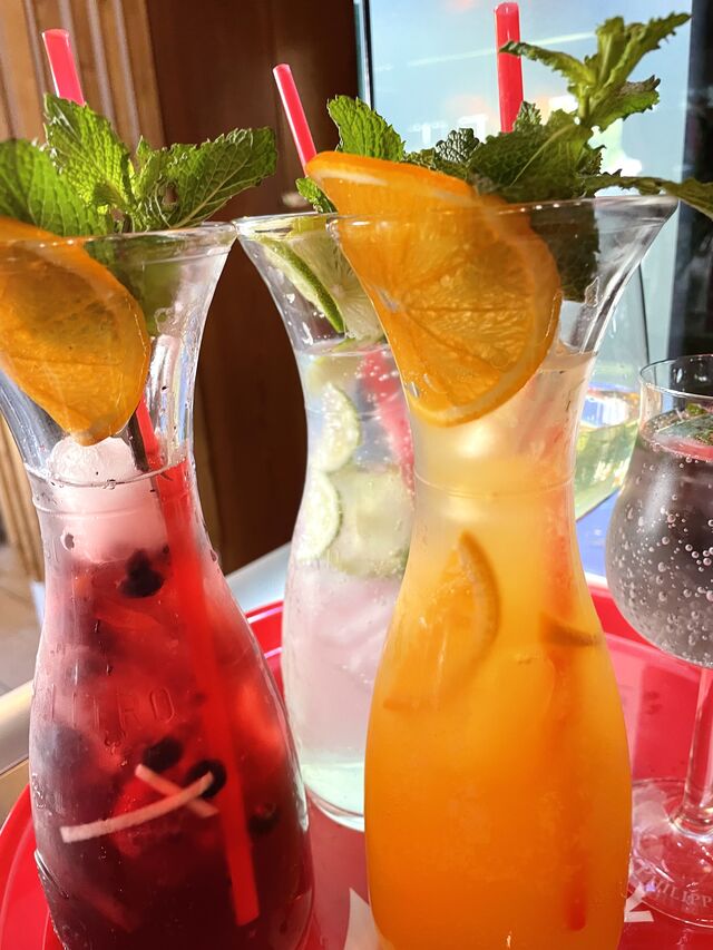 Erfrischung mit Limonade 