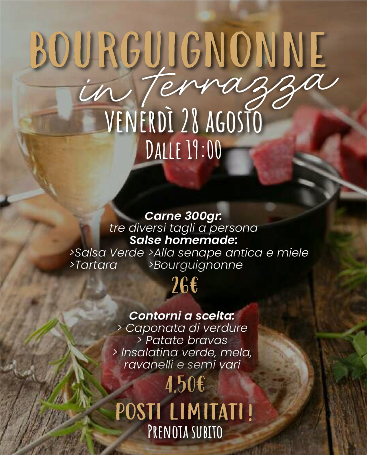 BOURGUIGNONNE IN TERRAZZA